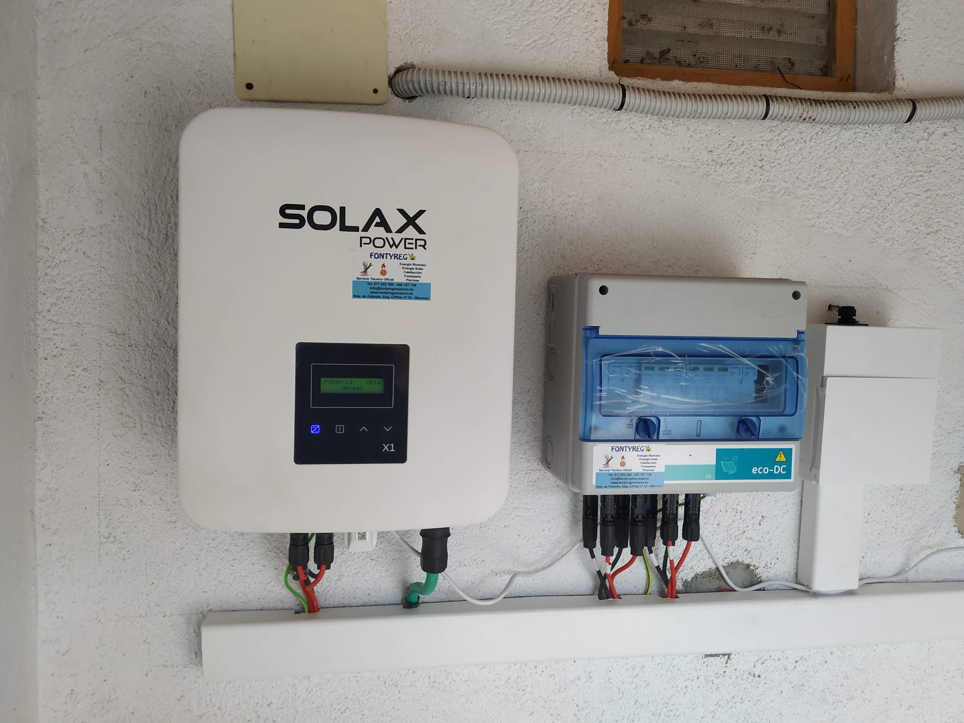 SOLAR AUTOCONSUMO SOLAX MALLORCA,