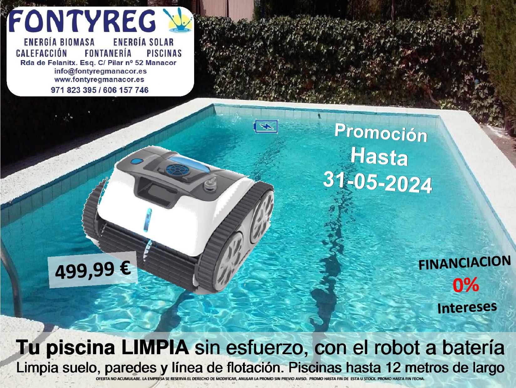 Robot limpiafondos piscina Manacor-Mallorca, limpiafondos piscina DOLPHIN maytronics Mallorca,